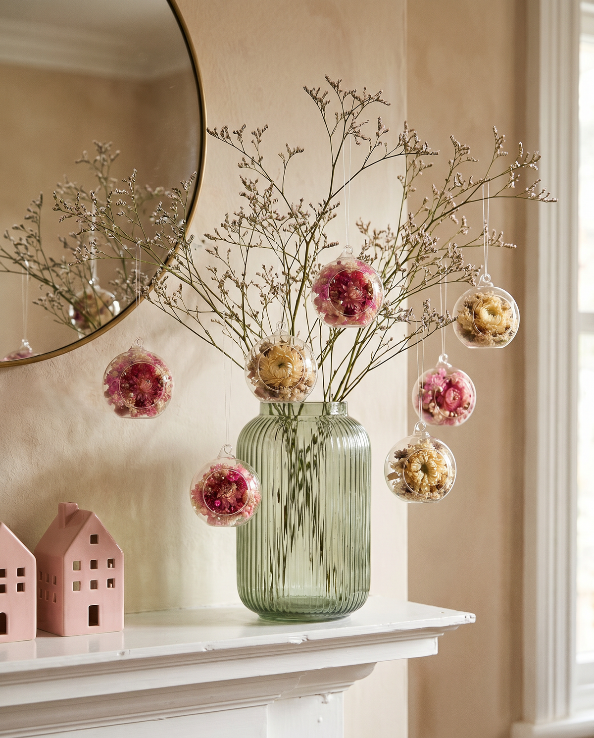 All Dried Flower Baubles
