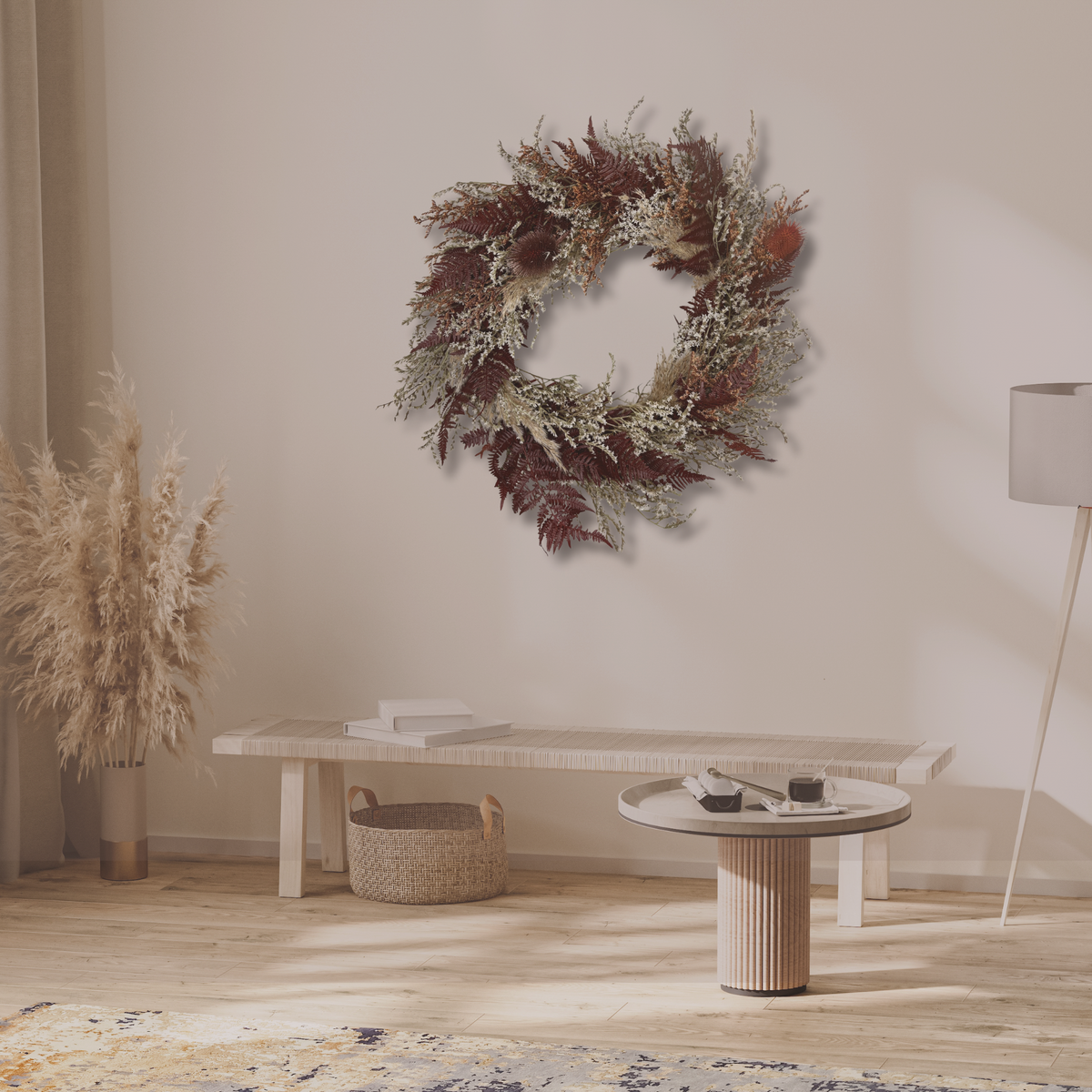Rust & Thistle Wreath