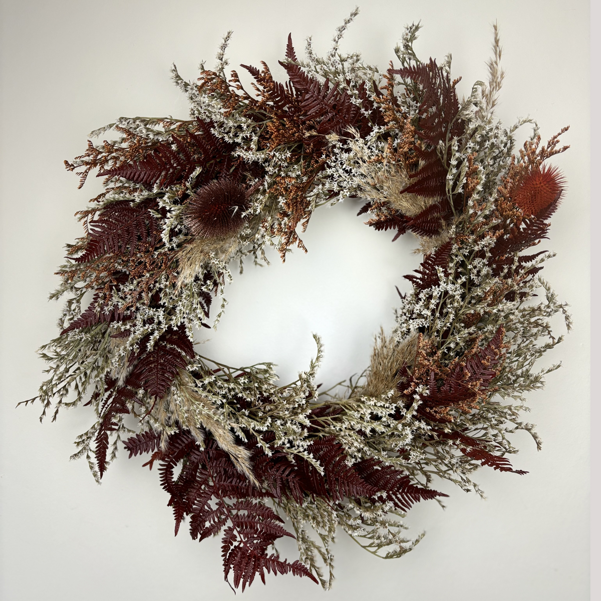 Rust & Thistle Wreath
