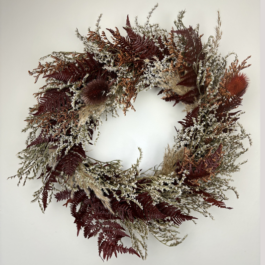 Rust & Thistle Wreath