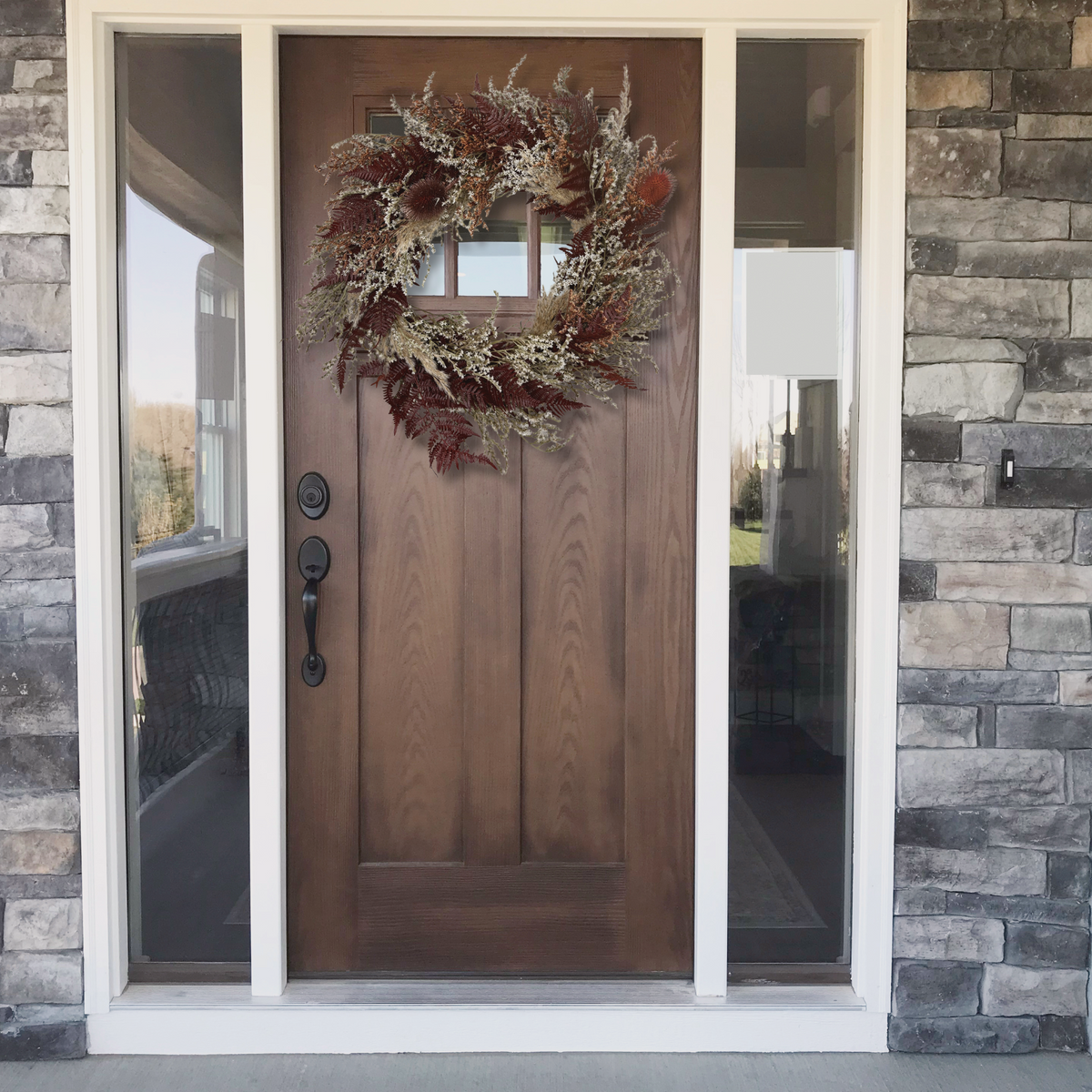 Rust & Thistle Wreath